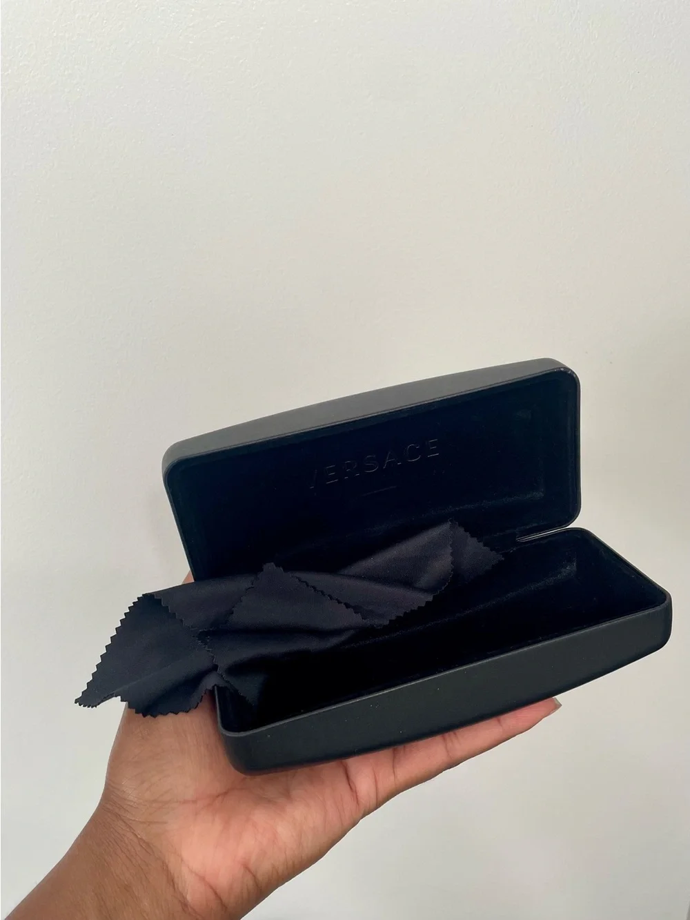 Authentic Versace Black Shield VR Visor with Matching Case